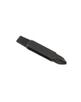 A small black flathead screwdriver bit with a square drive, shown on a plain white background.